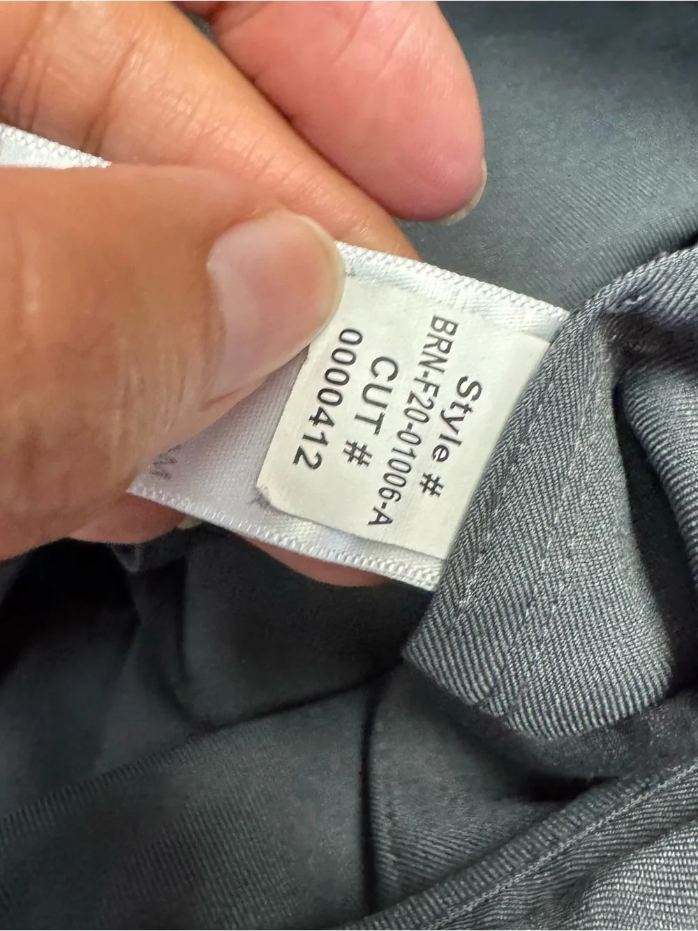 Mizzen + Main Baron Athletic Fit Performance Chino Pants Gray 34x32